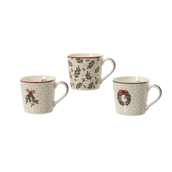 Mug de acebos o corona 8,8 cm