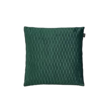 Cojín de ondas verde 45×45 cm