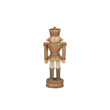 Cascanueces decorativo marrón 30 cm