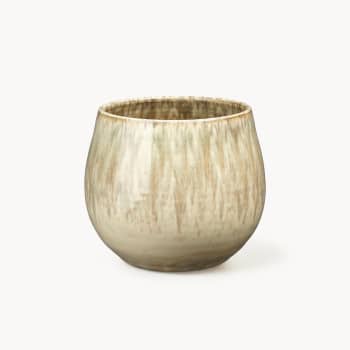 Maceta de Interior Mica Amalia beige