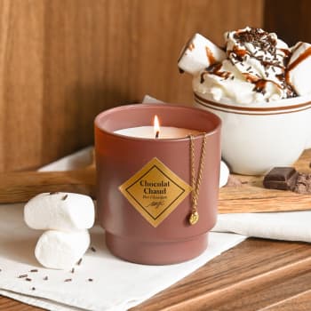 Vela aromática My Jolie chocolate 180 g con pulsera