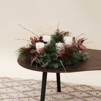 Navidad Palazzo Chic - Corona natural de Adviento