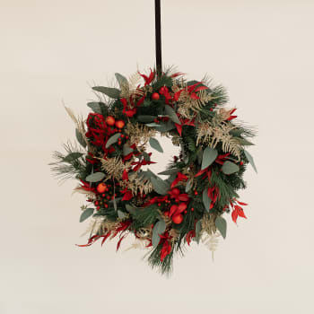 Navidad Tradicional - Corona natural