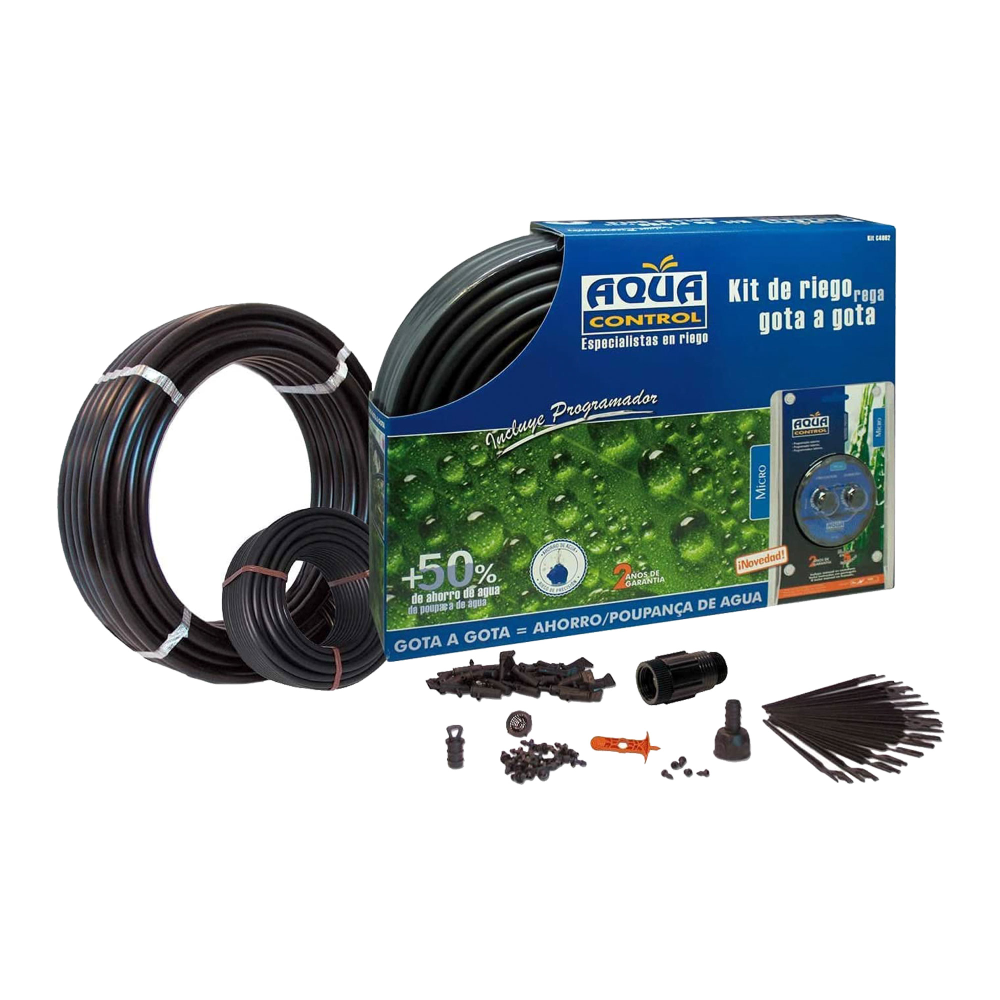 Comprar Kit de Riego por Goteo con programador Aqua Control