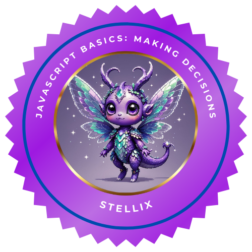 JavaScript Basics: Making Decisions badge