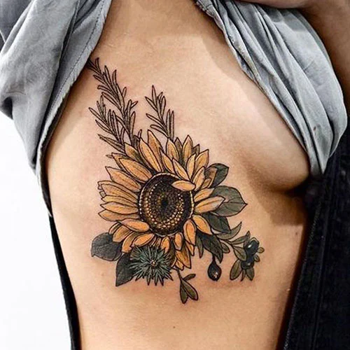 Sunflower  sunflowertattoocolorrealistic3dtinamaried  Flickr