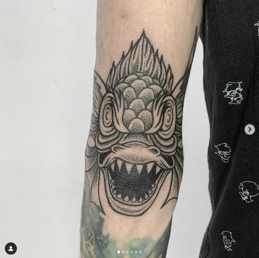 Dragon Fish Tattoo | TattooDesign