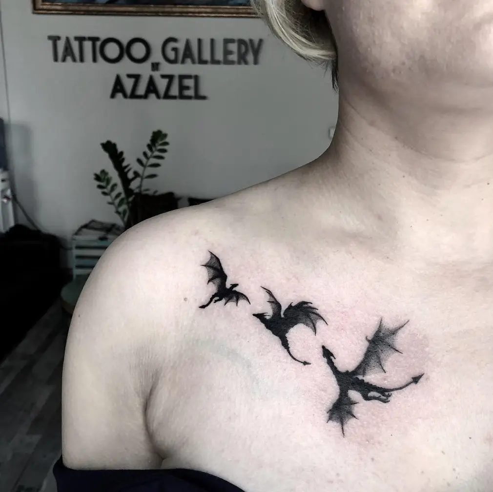 Leading Light Bergen  3 small dragons made by tattoosunni     dragon dragontattoo ink tattoo  Facebook