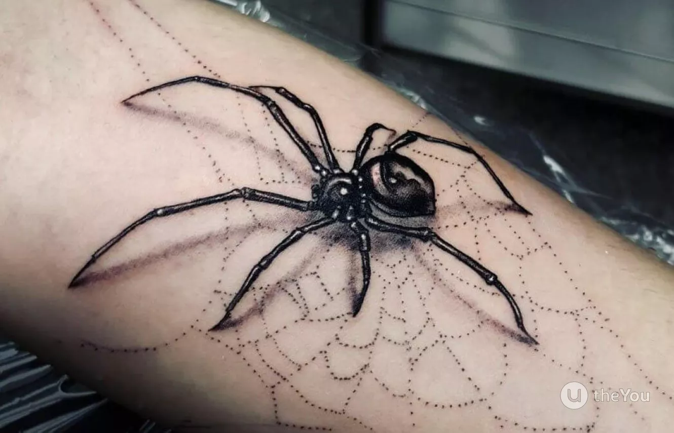 3D Black Widow Spider  Best tattoo ideas  designs  3d spinne tattoo  Schwarze witwe spinne Tätowierungen