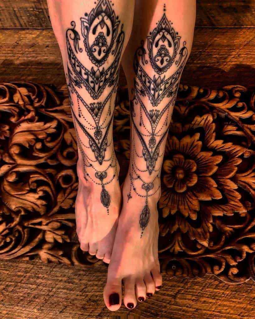 85 Shin Tattoos To Influence Your Next Kickin Tattoo