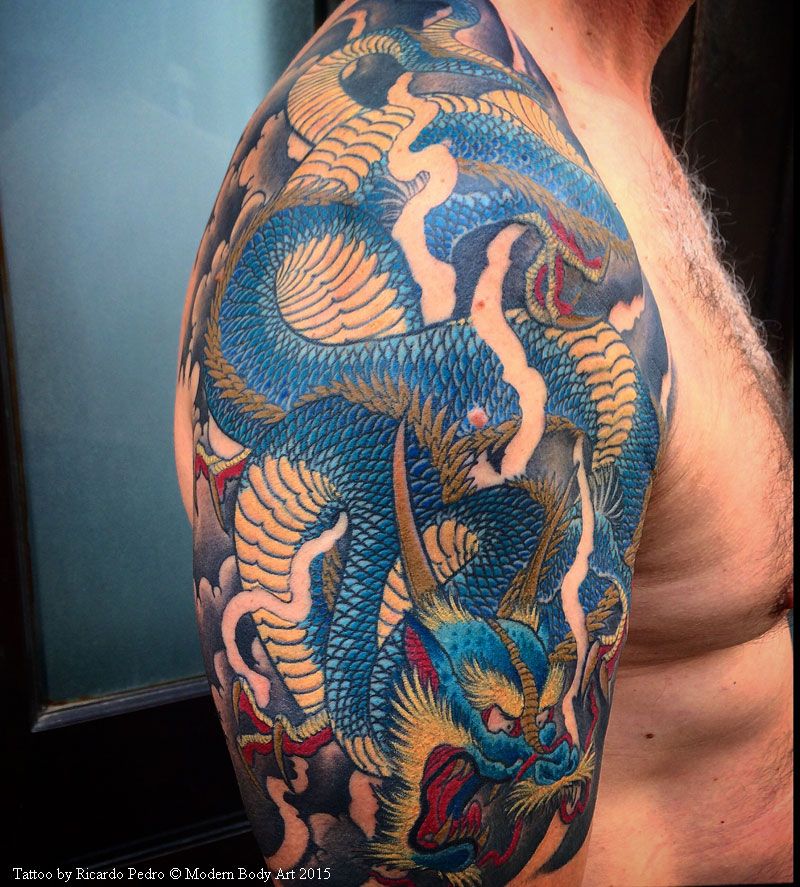 20 Of The Most EyeCatching Chinese Dragon Tattoos  Body Artifact