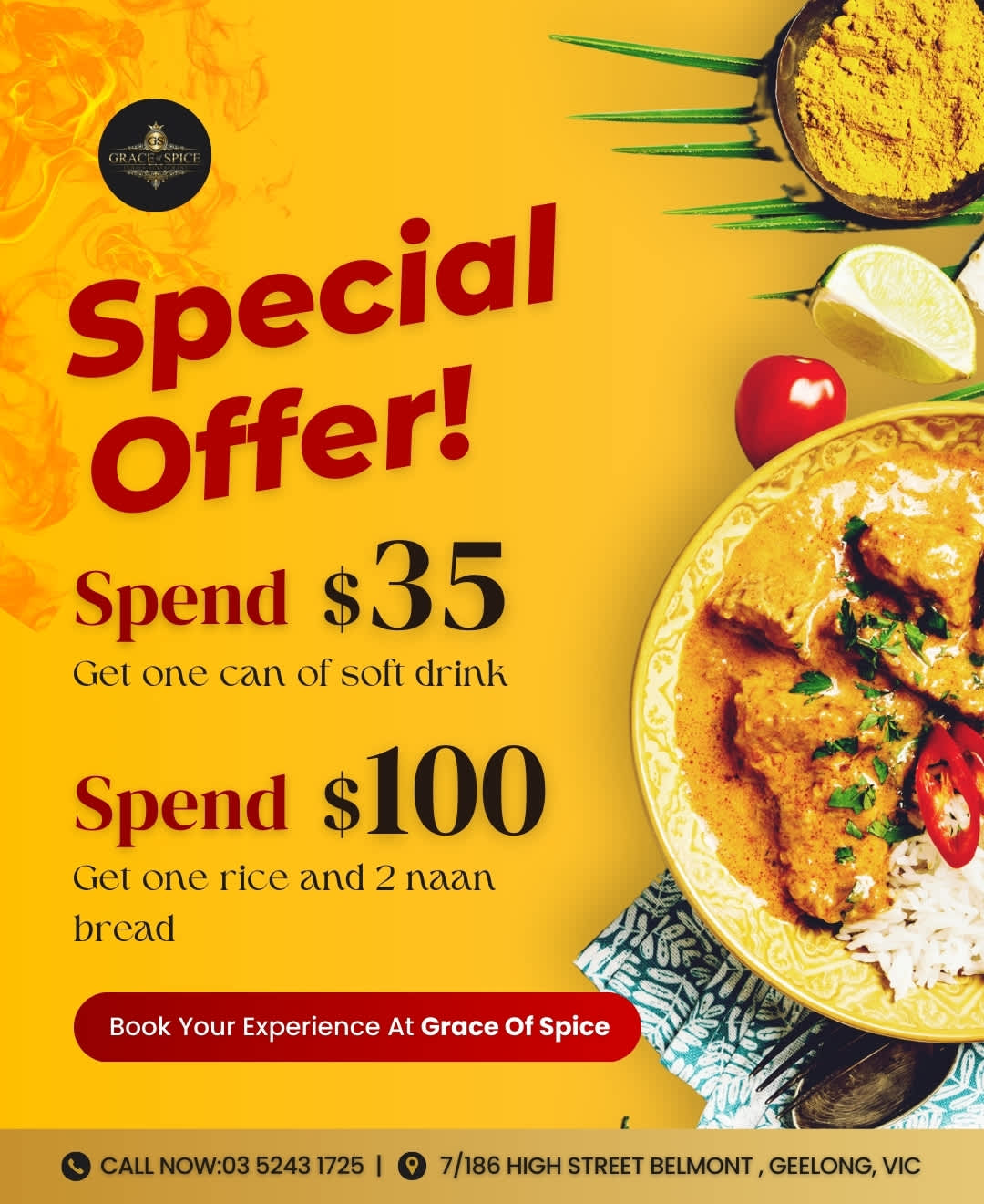 Grace Spice — Restaurant