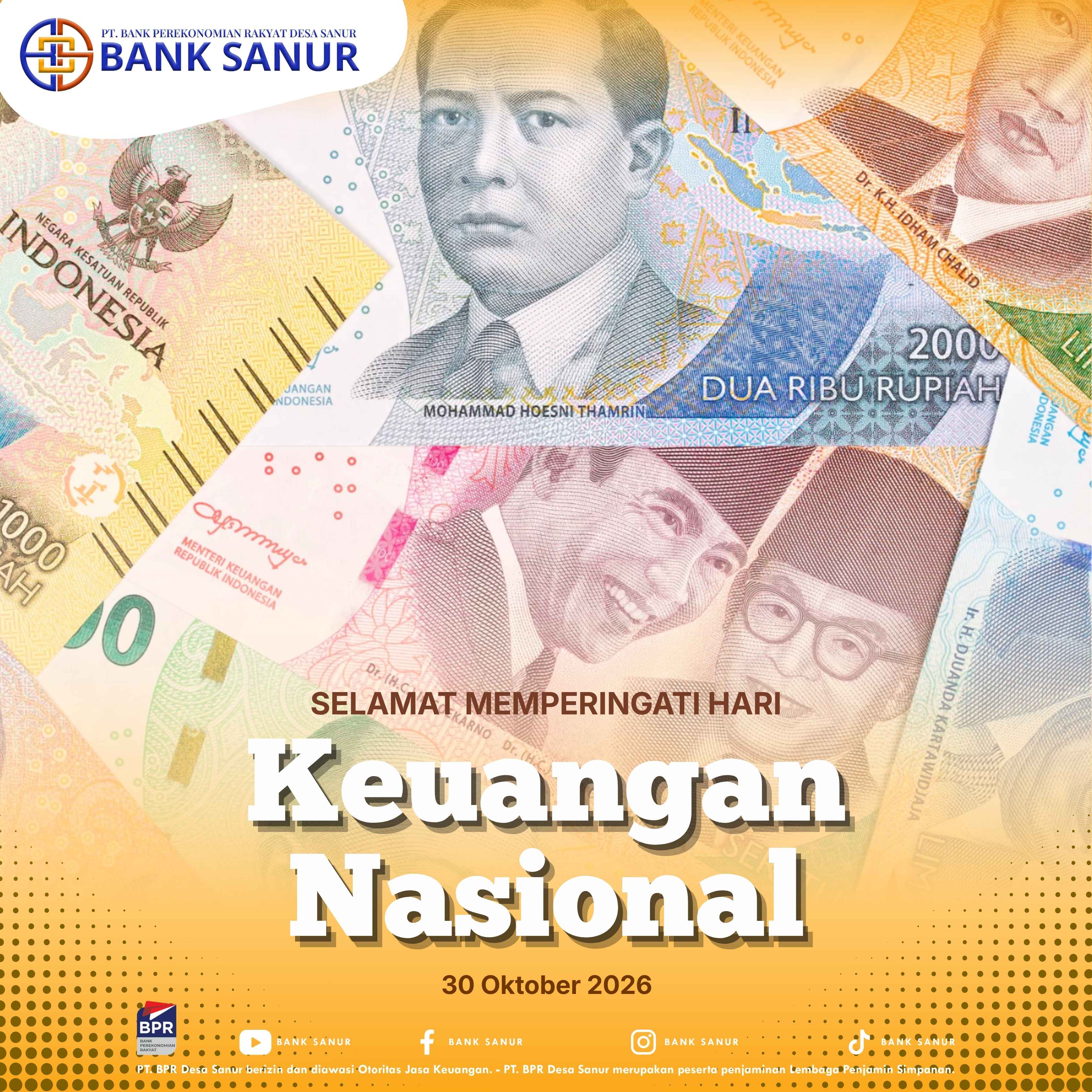 Selamat Memperingati Hari Keuangan Nasional