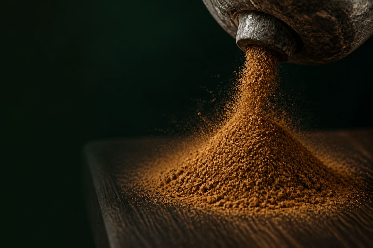 Cumin Powder being cold ground