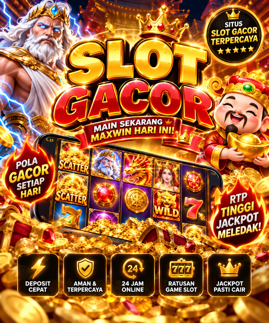 Tampilan utama aplikasi RSNGAME dengan akses permainan digital