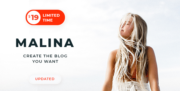 Malina v1.8.5 - Personal WordPress Blog Theme