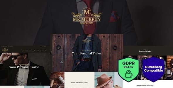 Mr. Murphy v1.2 - Custom Dress Tailoring Clothing WordPress Theme December 30, 2019