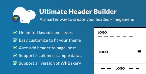 Ultimate Header Builder v1.5.9 - Addon WPBakery Page Builder April 22, 2020 Ultimate Header Builder v1.5.9 - Addon WPBakery Page Builder