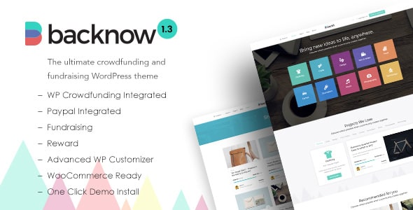 Backnow v2.4 - Backnow - Crowdfunding & Fundraising Theme for Charity, Nonprofit, NGO, Donation June 3, 2020 Backnow v2.4 - Crowdfunding and Fundraising Theme