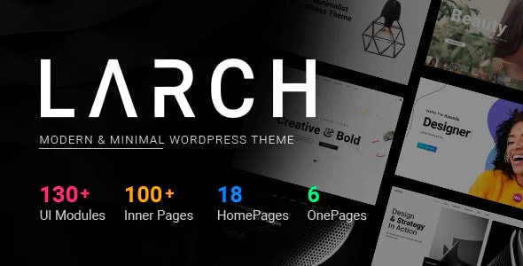 Larch v1.8.2 - Responsive Minimal Multipurpose WordPress Theme May 18, 2020