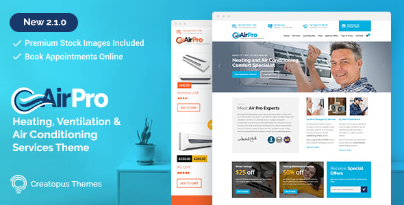 AirPro v2.5.4 - Heating and Air conditioning Theme April 22, 2020 AirPro v2.5.4 - Heating and Air conditioning Theme