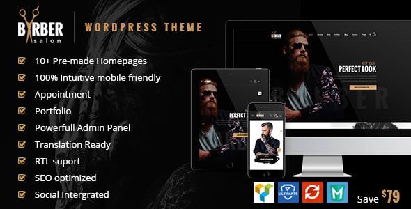 Barber v1.2.4 - Hair, Tattoo & Beauty Salons Theme March 20, 2020 Barber v1.2.4 - Hair, Tattoo & Beauty Salons Theme
