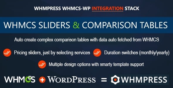 WHMCS Pricing Sliders and Comparison Tables v4.5.3 - WHMpress Addon April 14, 2020 WHMCS Pricing Sliders and Comparison Tables v4.5.3 - WHMpress Addon