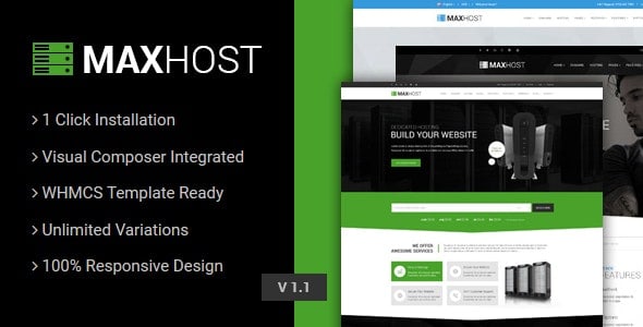 MaxHost v4.4 - Web Hosting, WHMCS and Corporate Business WordPress Theme with WooCommerce April 14, 2020 MaxHost v4.4 - Web Hosting, WHMCS and Corporate Business WordPress Theme with WooCommerce