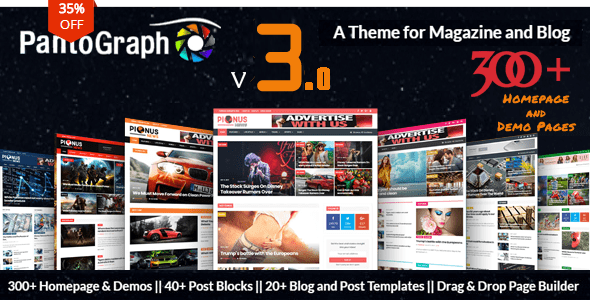 PantoGraph v3.2 - Newspaper Magazine Theme April 3, 2020 PantoGraph v3.2 - Newspaper Magazine Theme