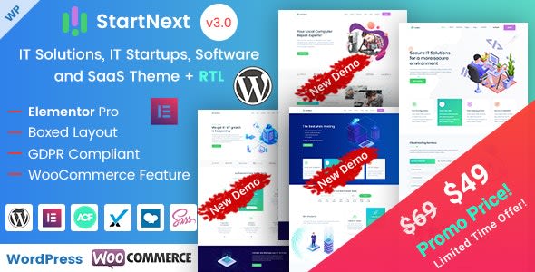 StartNext v3.5 - IT Startups WordPress Theme March 24, 2020 StartNext v3.5 - IT Startups WordPress Theme