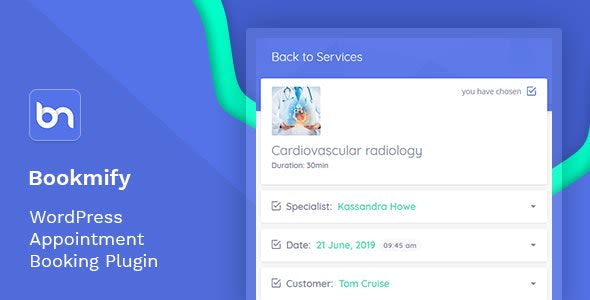 Bookmify v1.3.9 - Appointment Booking WordPress Plugin March 16, 2020 Bookmify v1.3.9 - Appointment Booking WordPress Plugin
