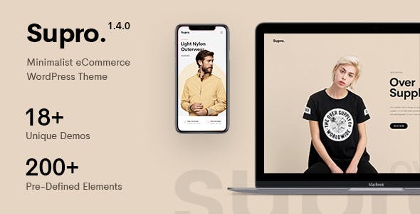 Supro v1.5.2 - Minimalist AJAX WooCommerce WordPress Theme March 12, 2020 Supro v1.5.2 - Minimalist AJAX WooCommerce WordPress Theme