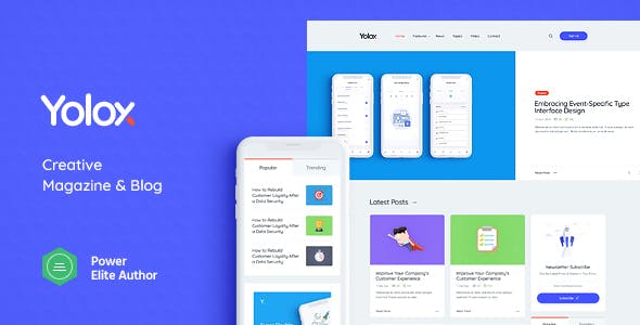 Yolox v1.0.3 - Modern WordPress Blog Theme for Business & Startup March 2, 2020 Yolox v1.0.3 - Modern WordPress Blog Theme for Business & Startup