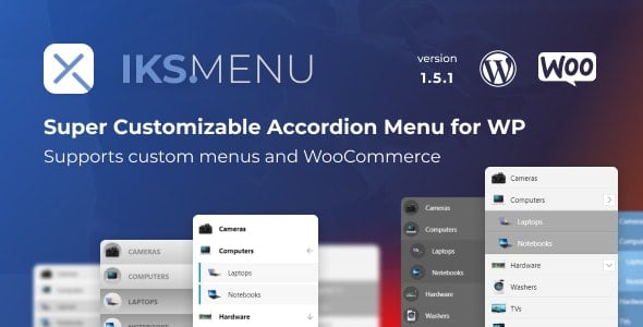 Iks Menu v1.7.9 - Super Customizable Accordion Menu for WordPress NULLED February 24, 2020 Iks Menu v1.7.9 - Super Customizable Accordion Menu for WordPress