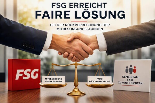 Distribution: FSG erreicht faire Lösung bei der Rückverrechnung der Mitbesorgungsstunden