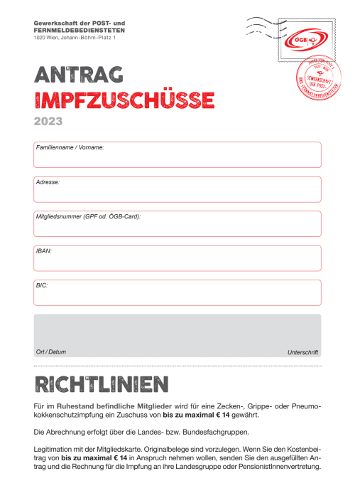 Impfzuschüsse 2023