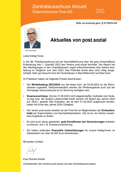 Aktuelles von post.sozial