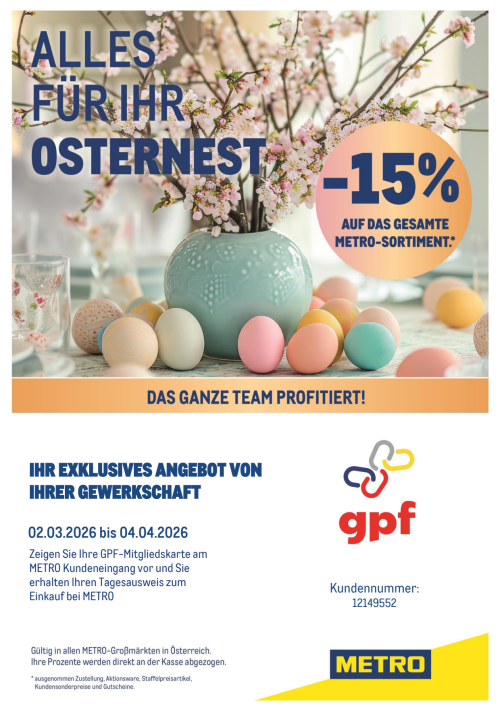 METRO Rabattaktion von 02. März bis 04. April 2026