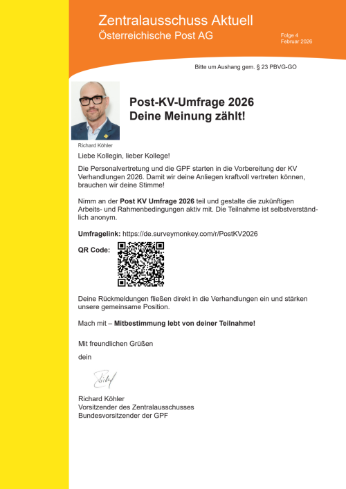 Post‑KV‑Umfrage 2026 Deine Meinung zählt!