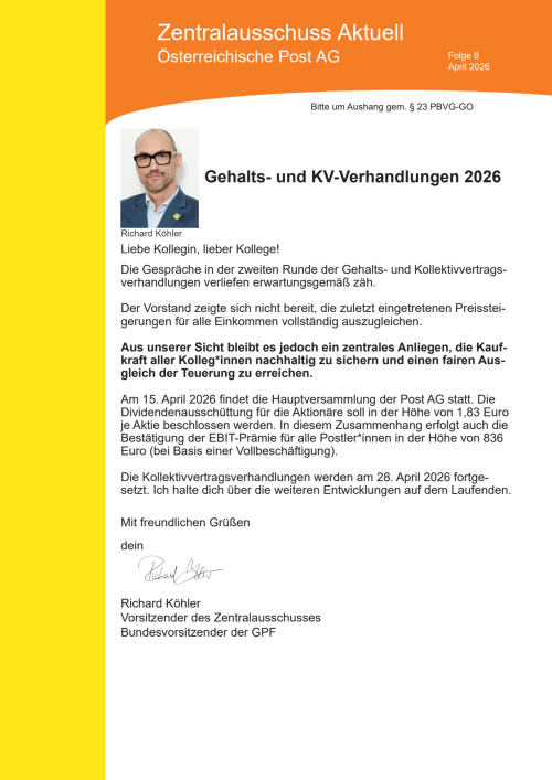 Gehalts- und KV-Verhandlungen 2026