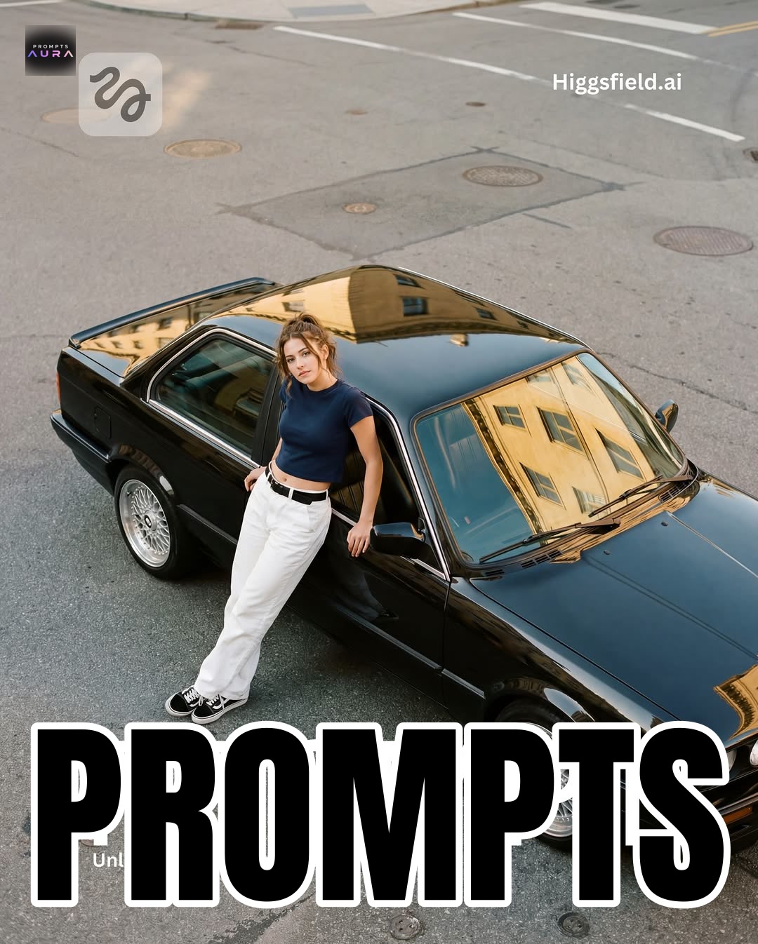 Vintage Coupe Overhead Editorial