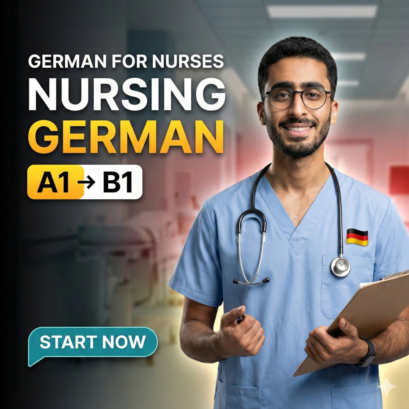 غلاف برنامج Deutsch für Pflege