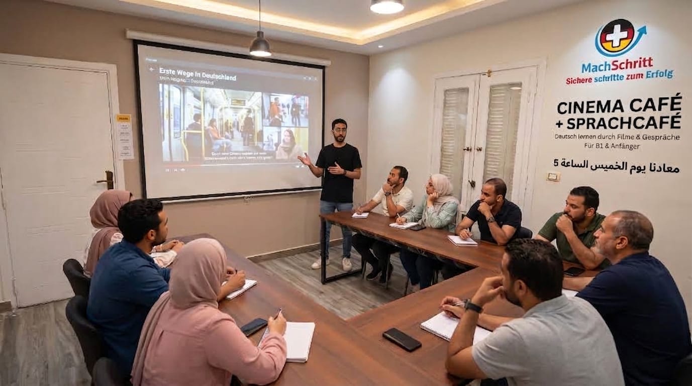 متدربون داخل بيئة التعلم في MachSchritt