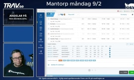Video: Dagens Dubbel tips till Mantorp måndag 9/2 - Bra vecka förra veckan!