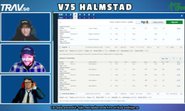 Video: V75 Lördag 28/1 från Halmstad | 44 miljoner jackpot