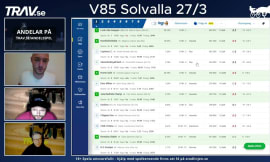 Video: STL-Finaler med V85 på Solvalla 27/3 - 44 miljoner i jackpott.