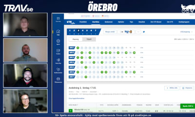 Speltips: Skrivet material till V75 på Örebro 19/10.