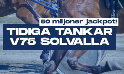 Speltips: Tidiga tankar - V75 Solvalla 11/10