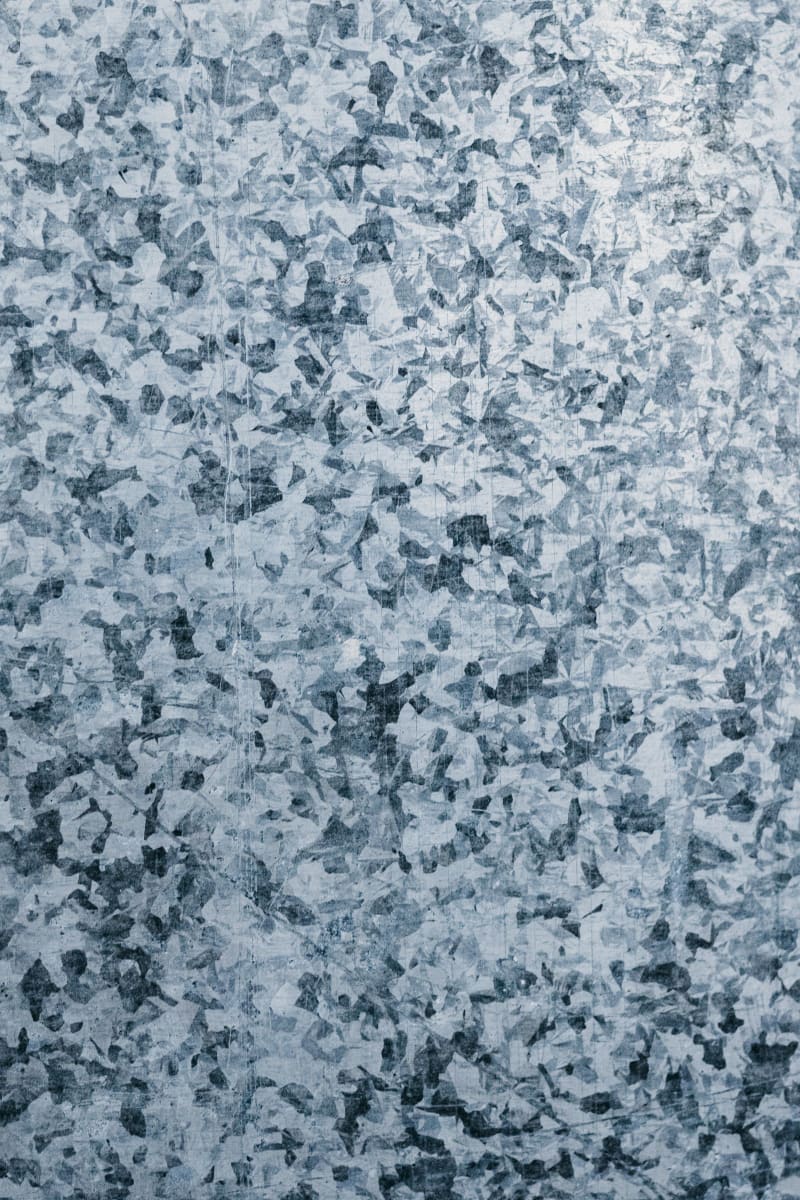 Galvanized steel zinc spangle texture after hot-dip dipping, Karachi Galvanizing & Engineering