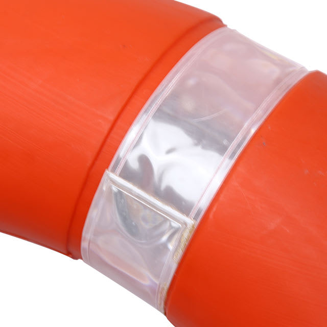 MARINE PU FOAM LIFERING WITH GRAB ROPE AND REFLECTIVE TAPE WATER RESCUE SAFETY RING
